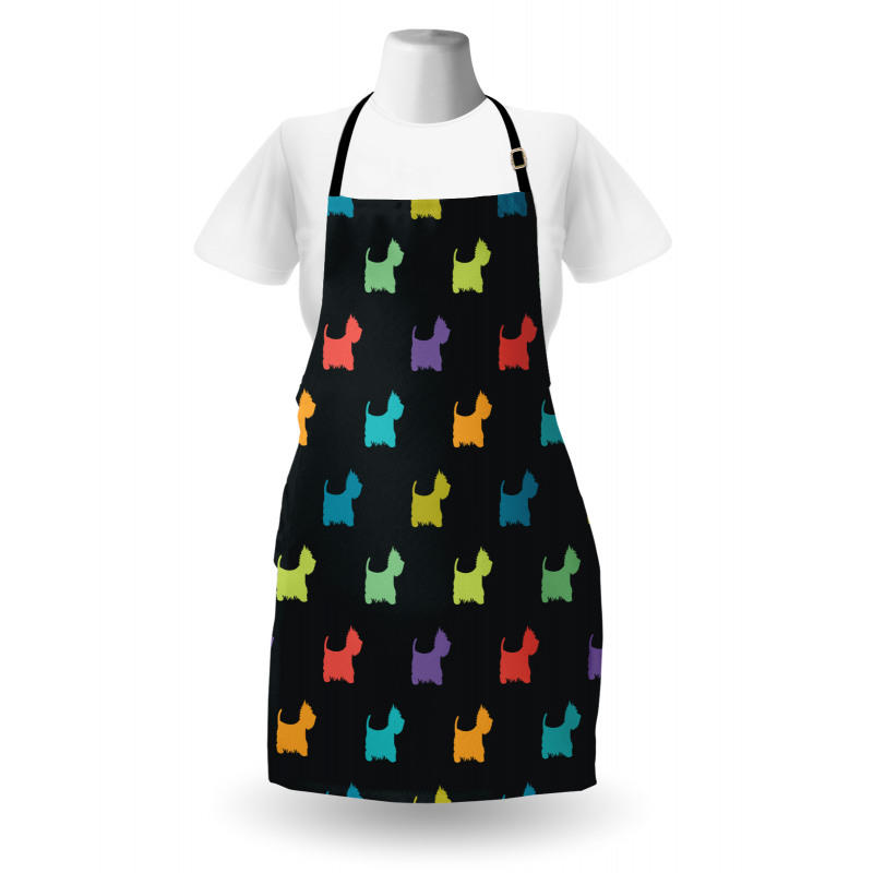 Terrier Silhouettes Apron