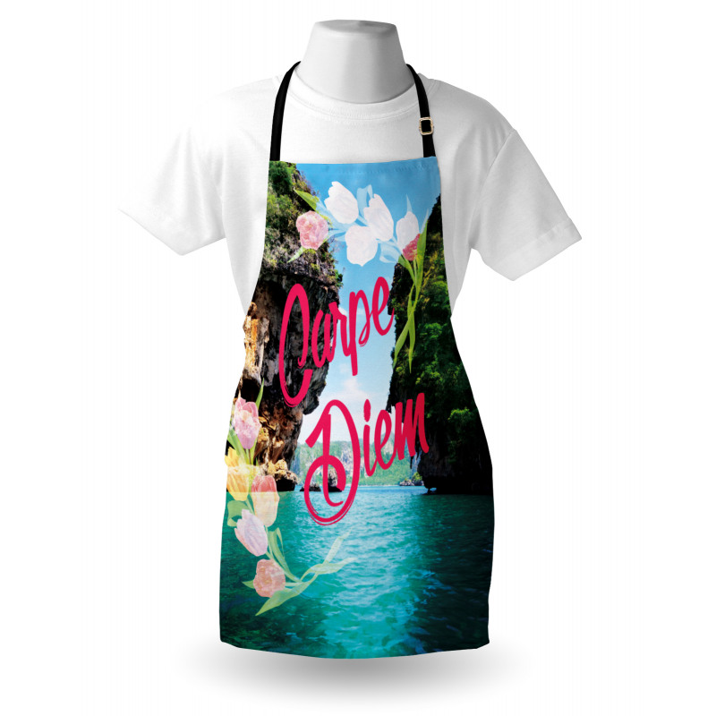 Carpe Diem Message Apron