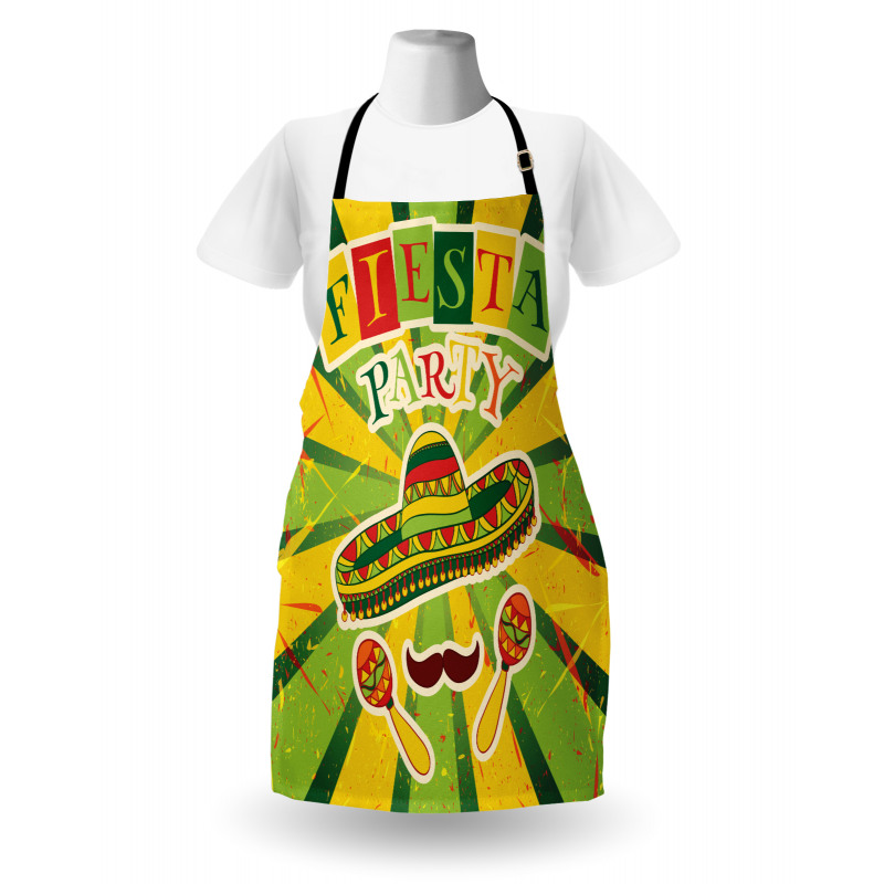 Maracas and Mustache Apron