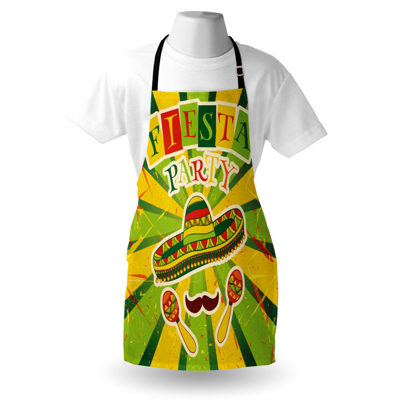 Maracas and Mustache Apron