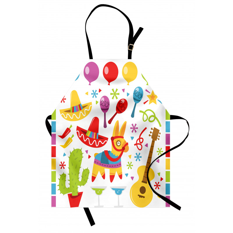 Party Pattern Cactus Apron