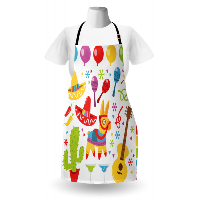 Party Pattern Cactus Apron