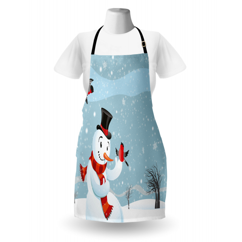 New Year's Eve Birds Apron