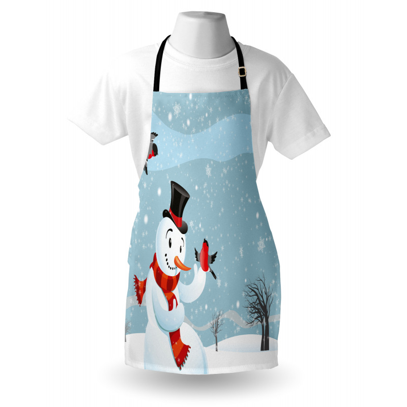 New Year's Eve Birds Apron