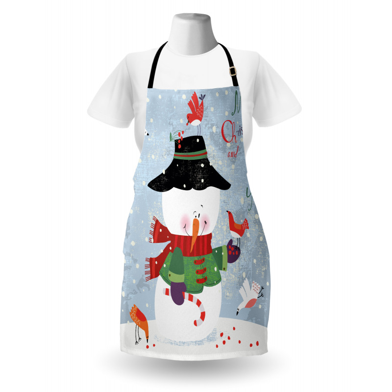 Xmas New Year Grunge Apron