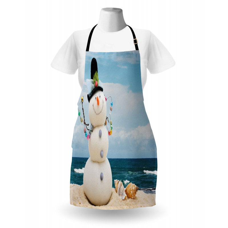 Winter Vacation Coastal Apron