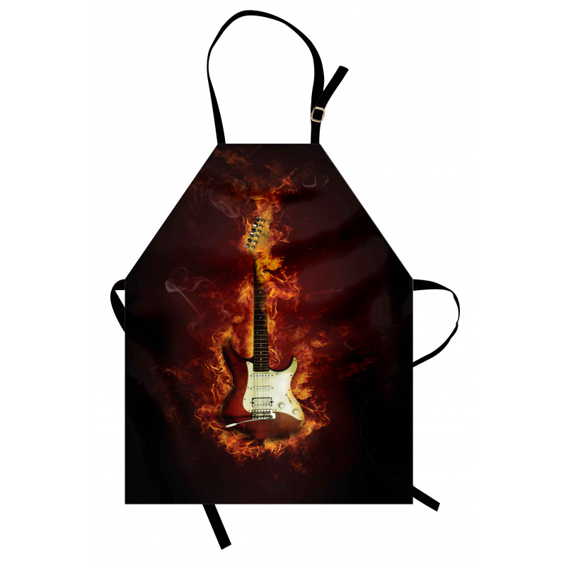 Instrument in Flames Apron