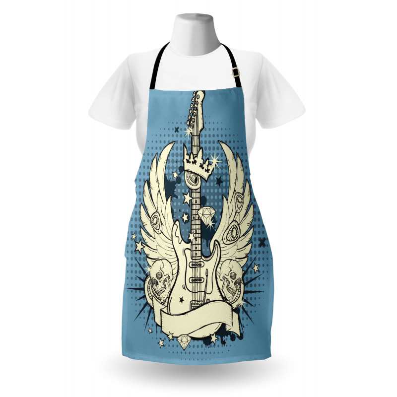 Rock 'n' Roll Retro Grunge Apron