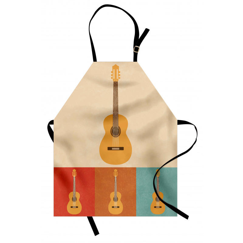 Acoustic Guitars Retro Apron