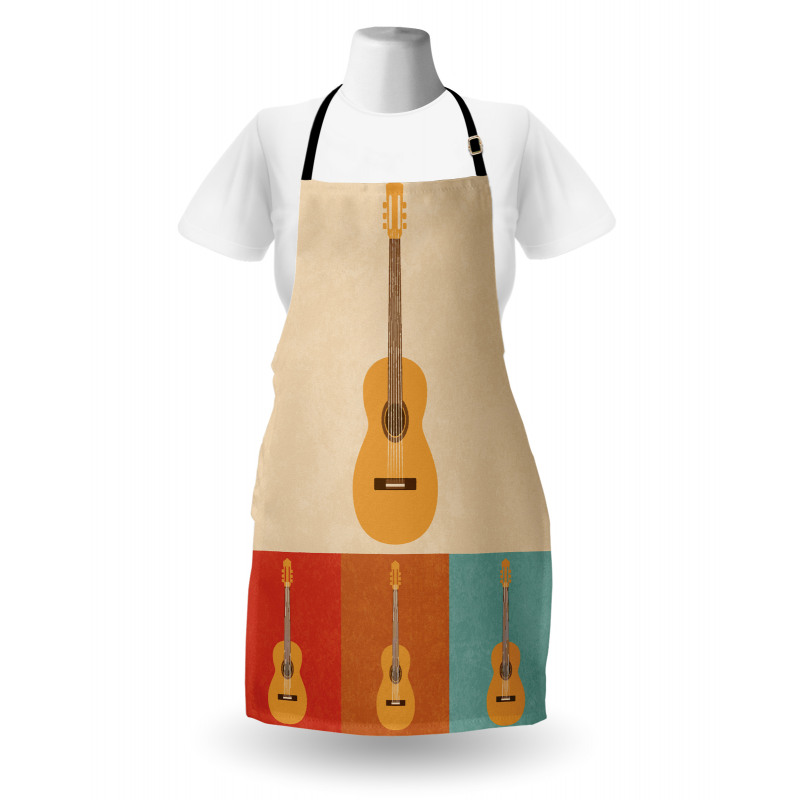 Acoustic Guitars Retro Apron