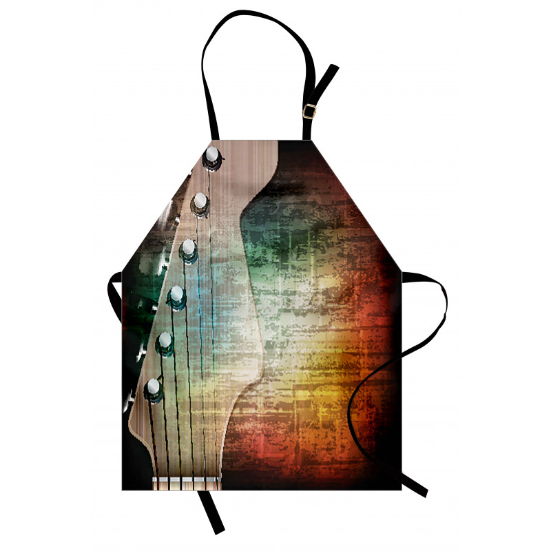 Grunge Retro Tuning Pegs Apron