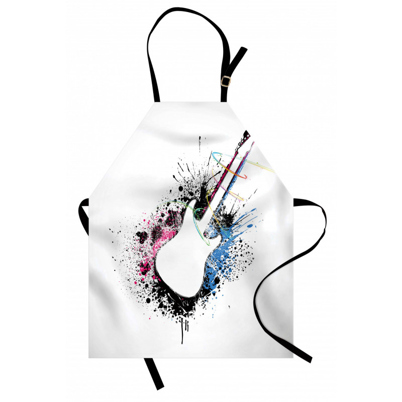 Abstract Silhouette Apron