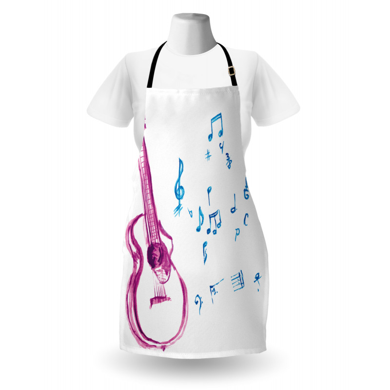 Watercolor Music Making Apron