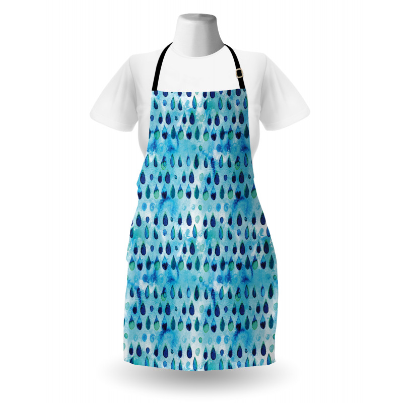 Waterdrops Quirky Apron