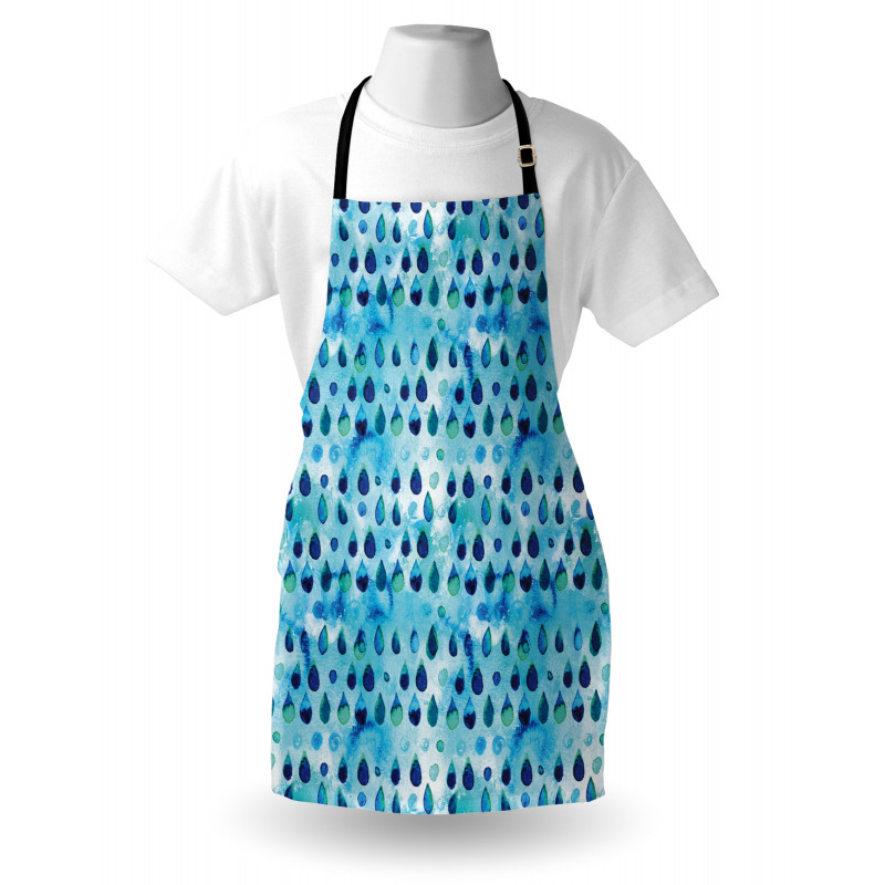 Waterdrops Quirky Apron
