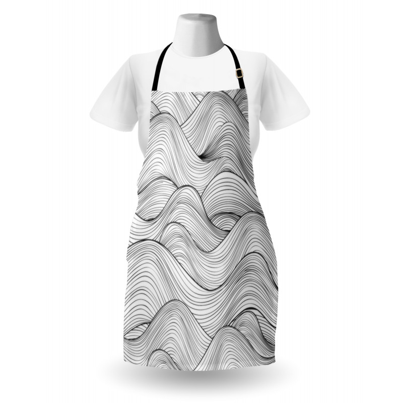 Geometric Waves Ocean Apron