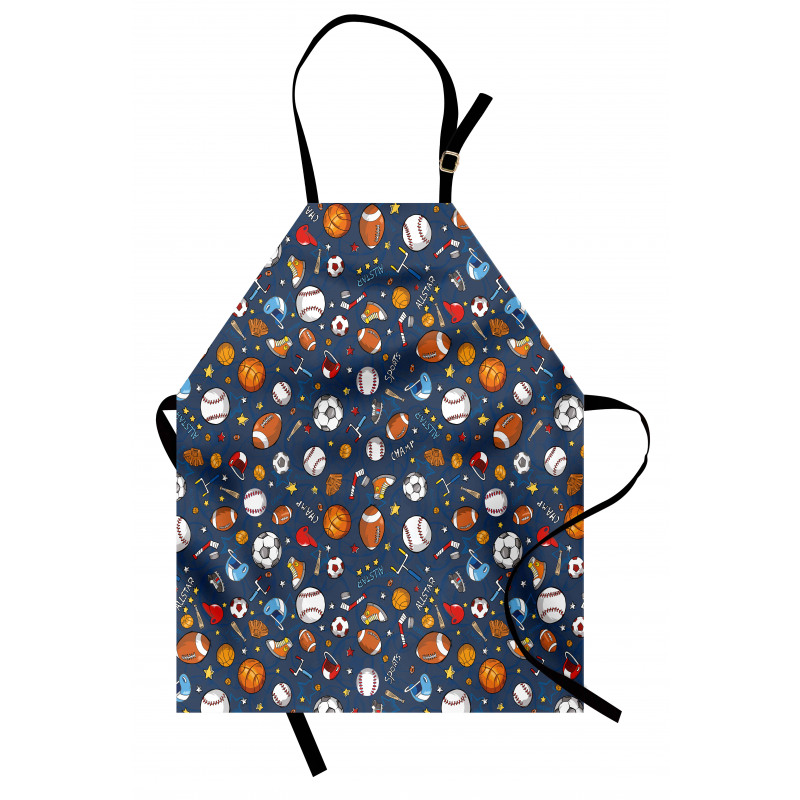 Dark Silhouette Backdrop Apron