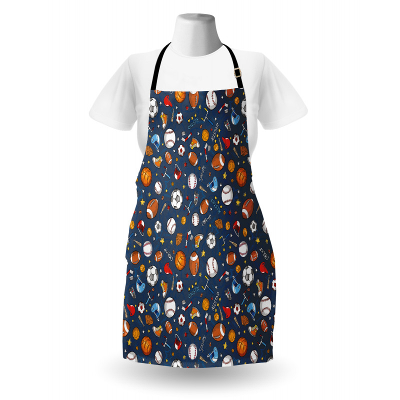 Dark Silhouette Backdrop Apron