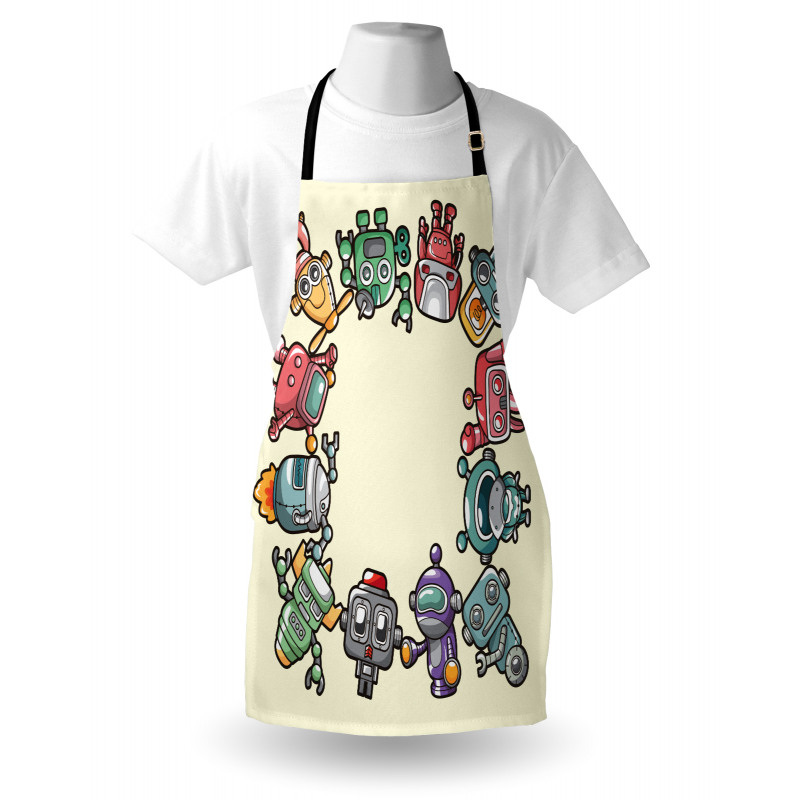 Friendly Robots Toys Apron