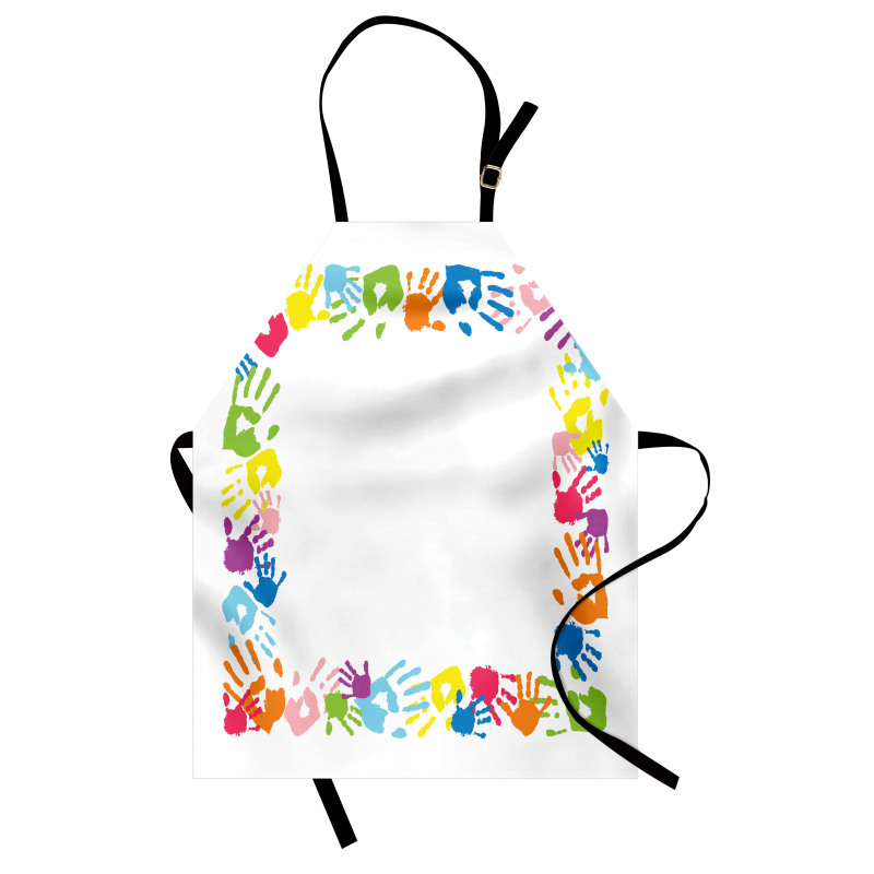 Colorful Handprints Apron