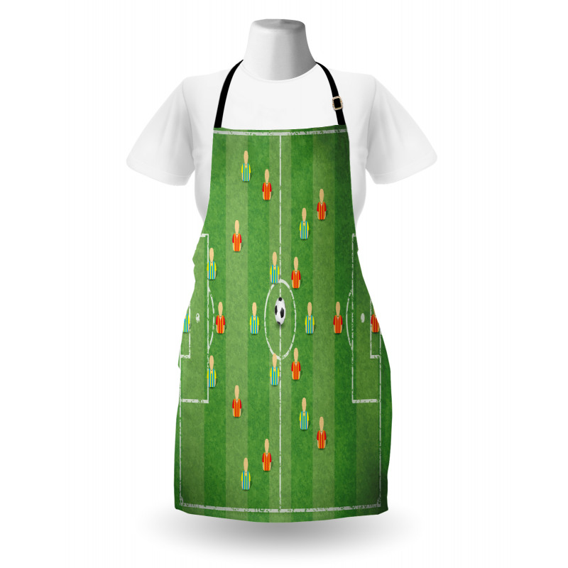 Goalkeeper Striker Motif Apron