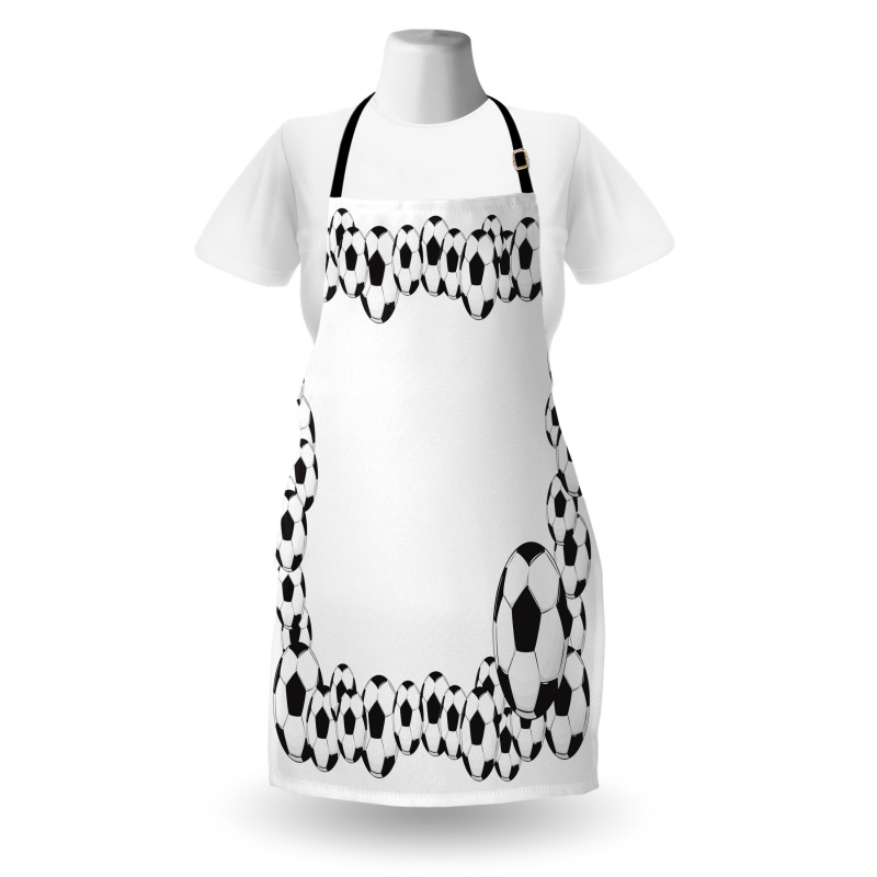 Football Frame Pattern Apron