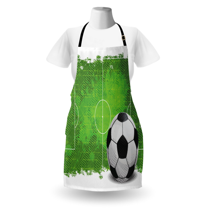 Grunge Football Design Apron