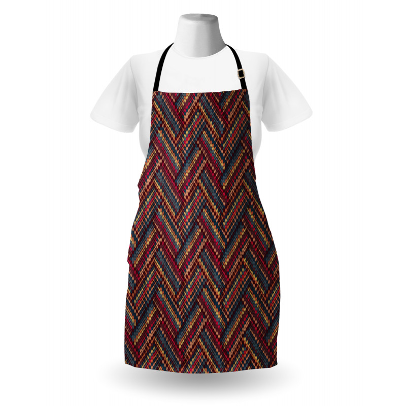 Herringbone Lines Apron