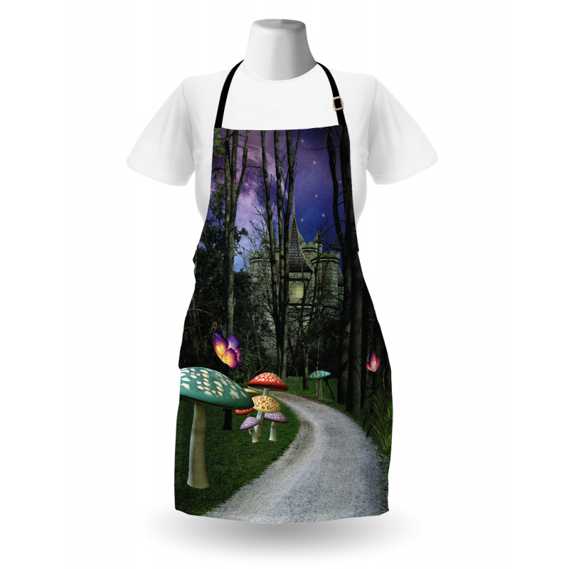 Enchanted Forest Castle Apron