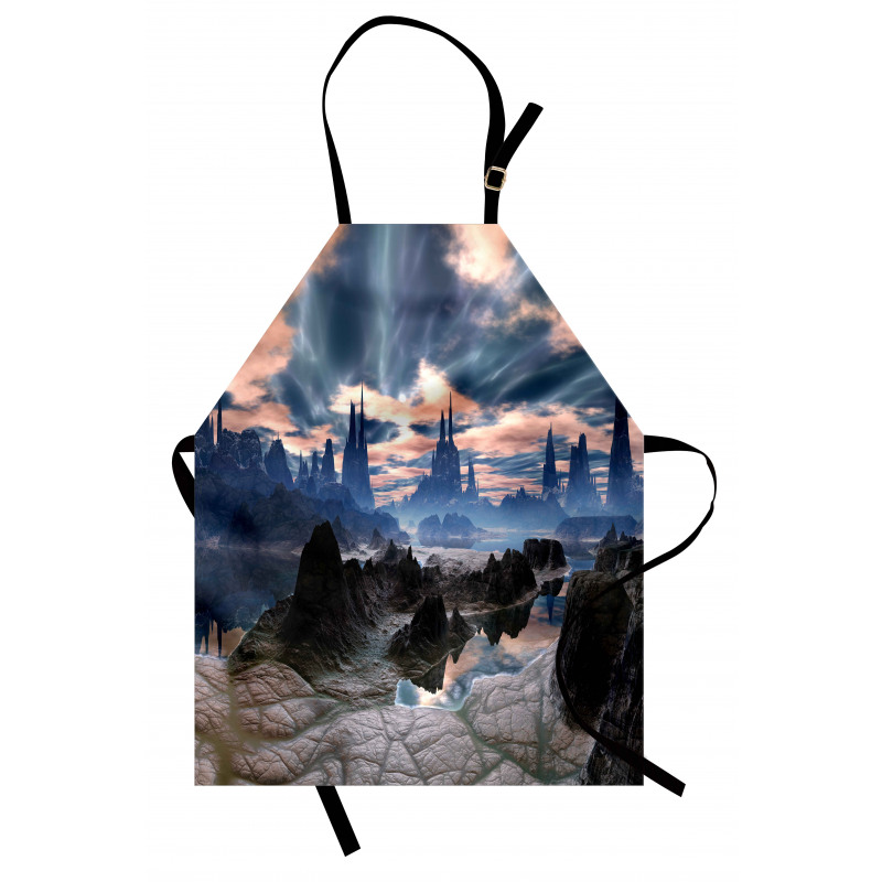 Rock Towers Alien World Apron