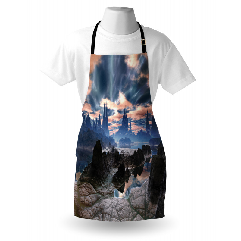 Rock Towers Alien World Apron