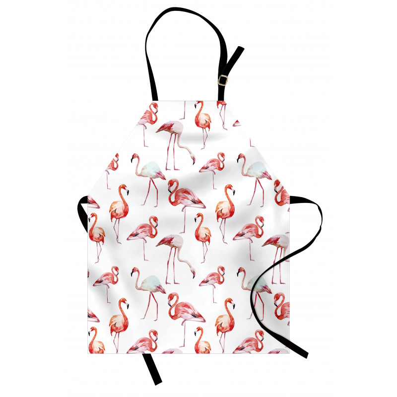 Exotic Birds Pattern Apron