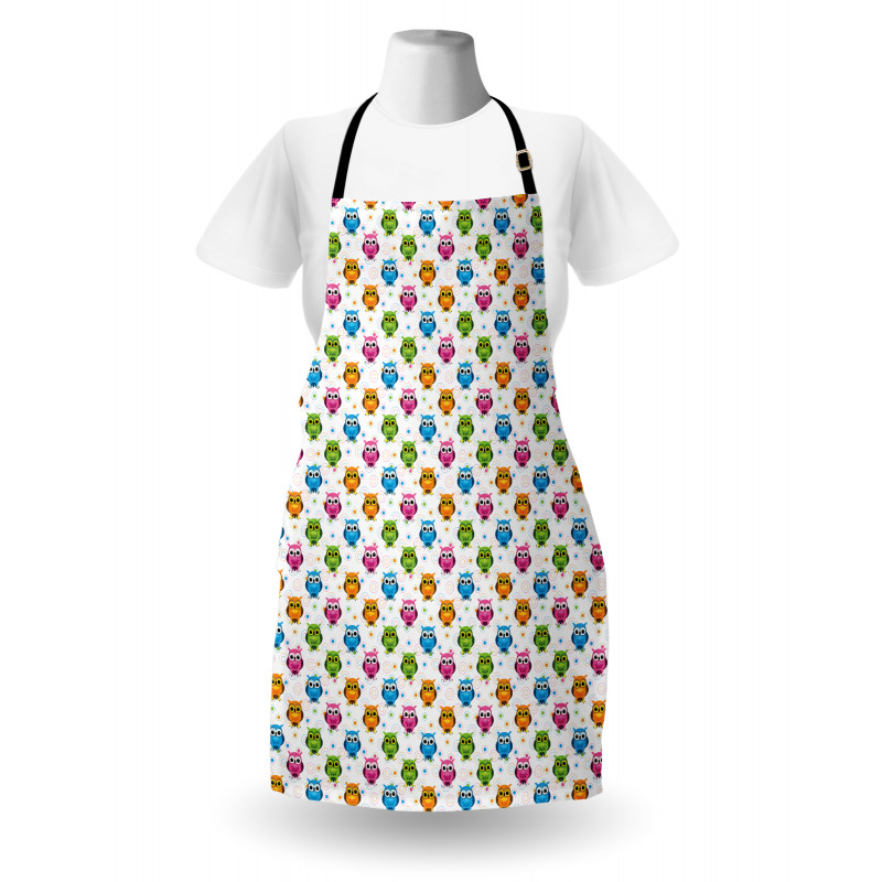 Lively Colored Fun Circles Apron