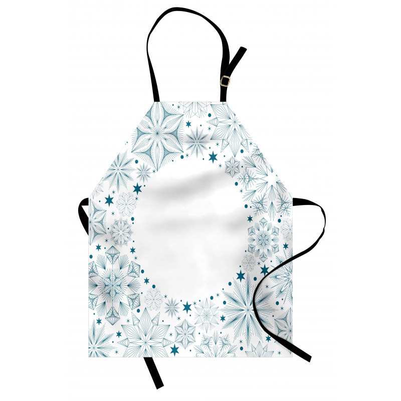 Xmas Snowflakes Apron