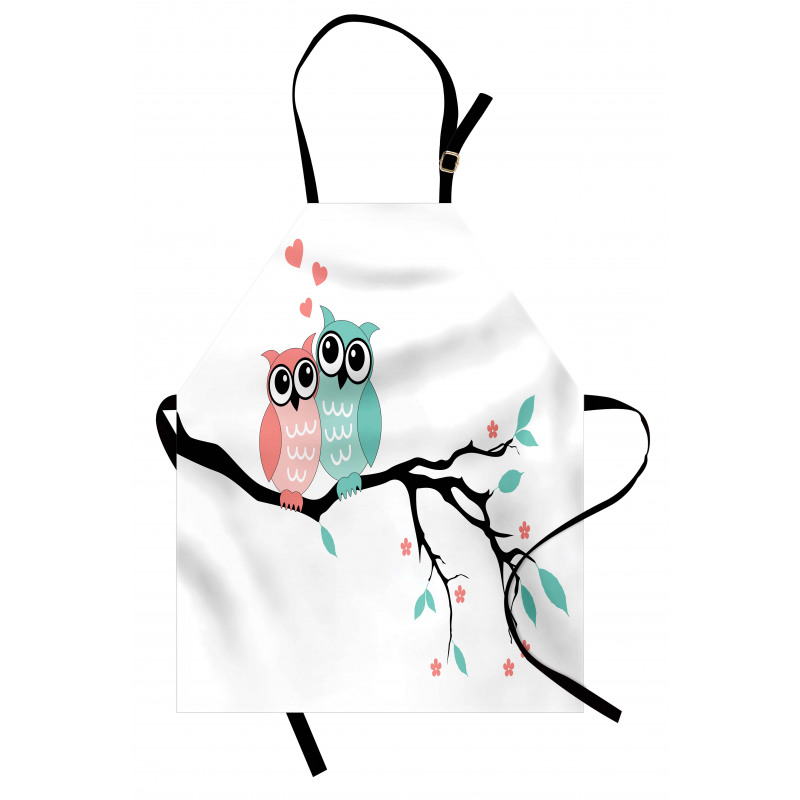 Owl Couple Apron