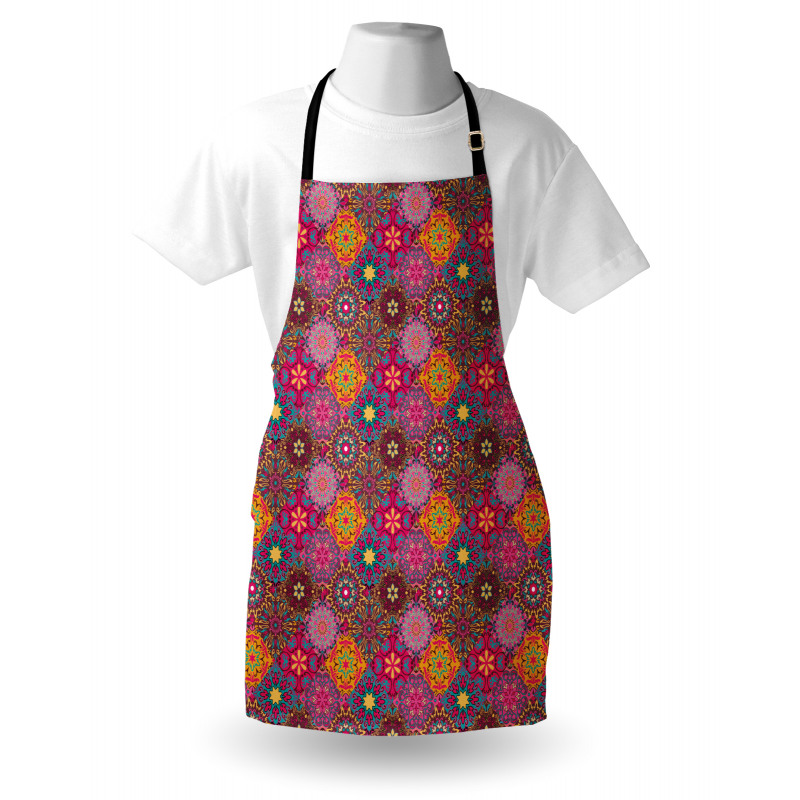 Vibrant Folk Apron