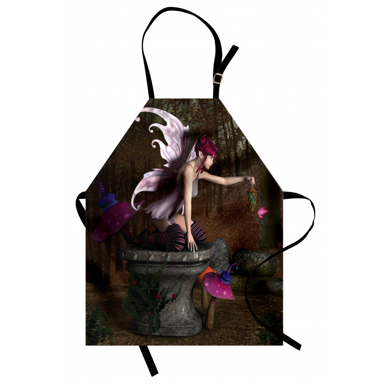 Mythical Creature Forest Apron