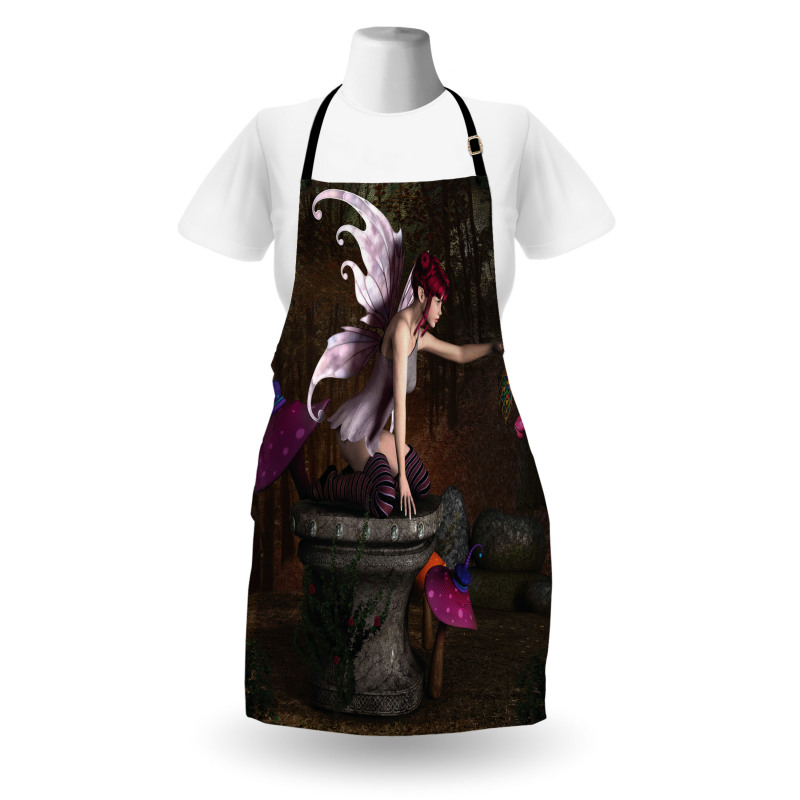 Mythical Creature Forest Apron