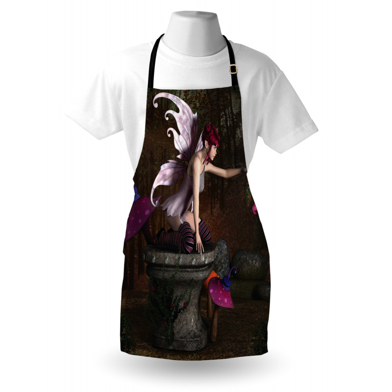Mythical Creature Forest Apron