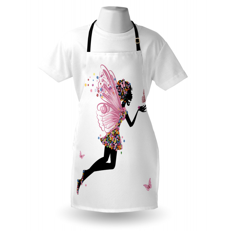 Floral Dressed Angel Apron