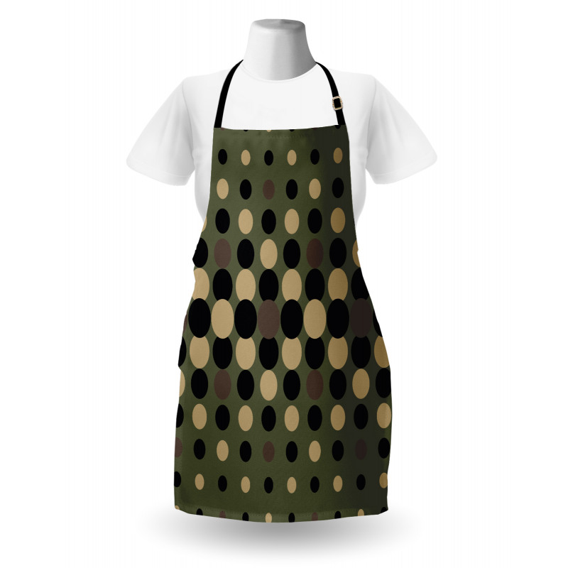 Halftone Circles Apron