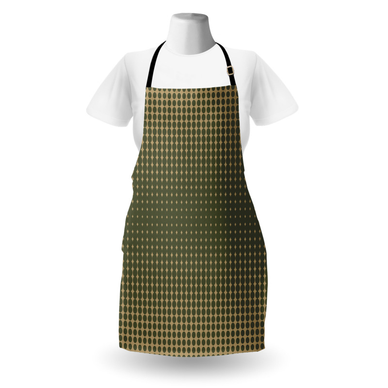 Vintage Oval Dots Apron