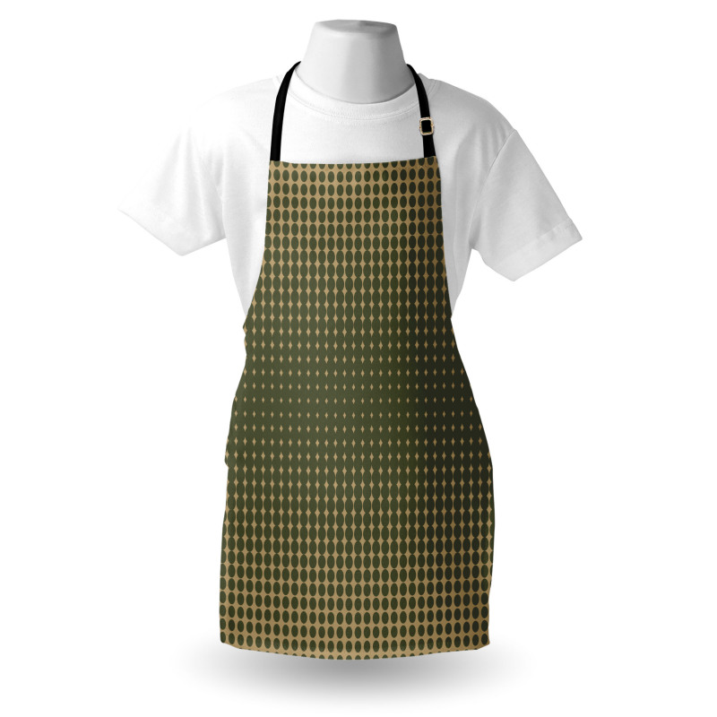 Vintage Oval Dots Apron