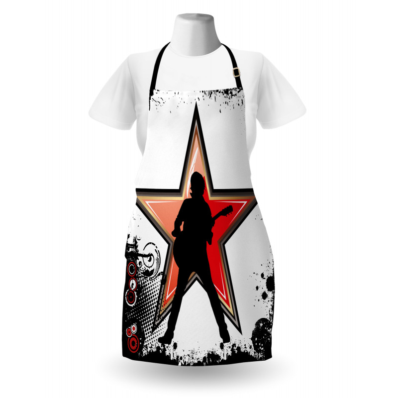 Guitar Player Star Apron