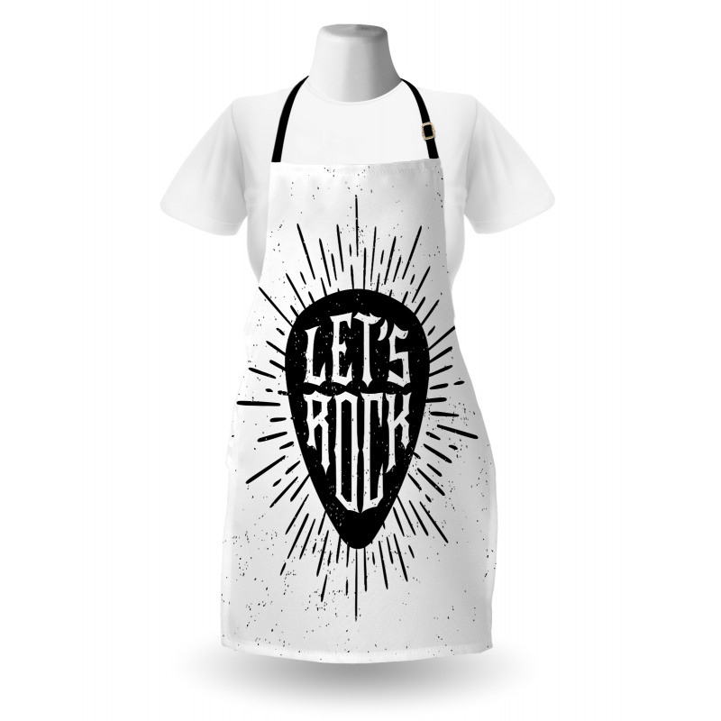 Lets Rock Words Apron