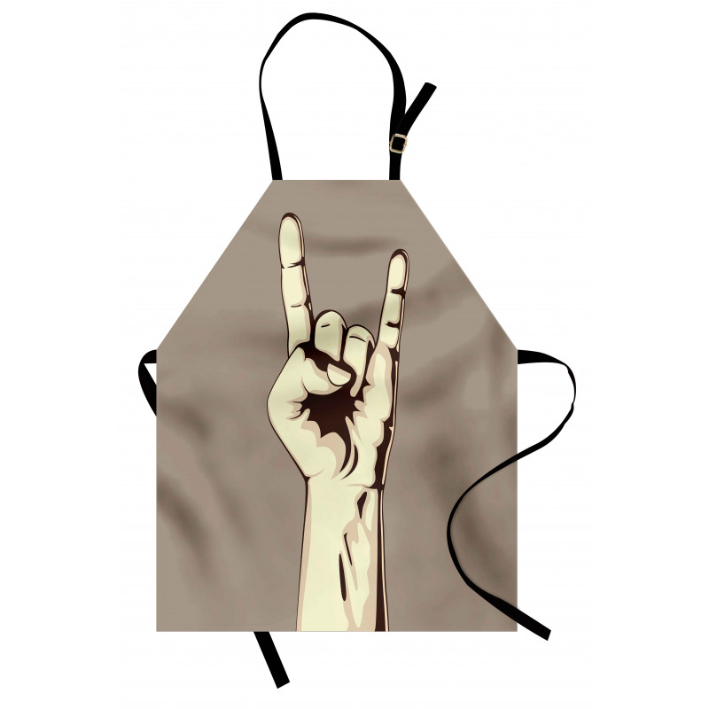 Hand Sign Vintage Apron