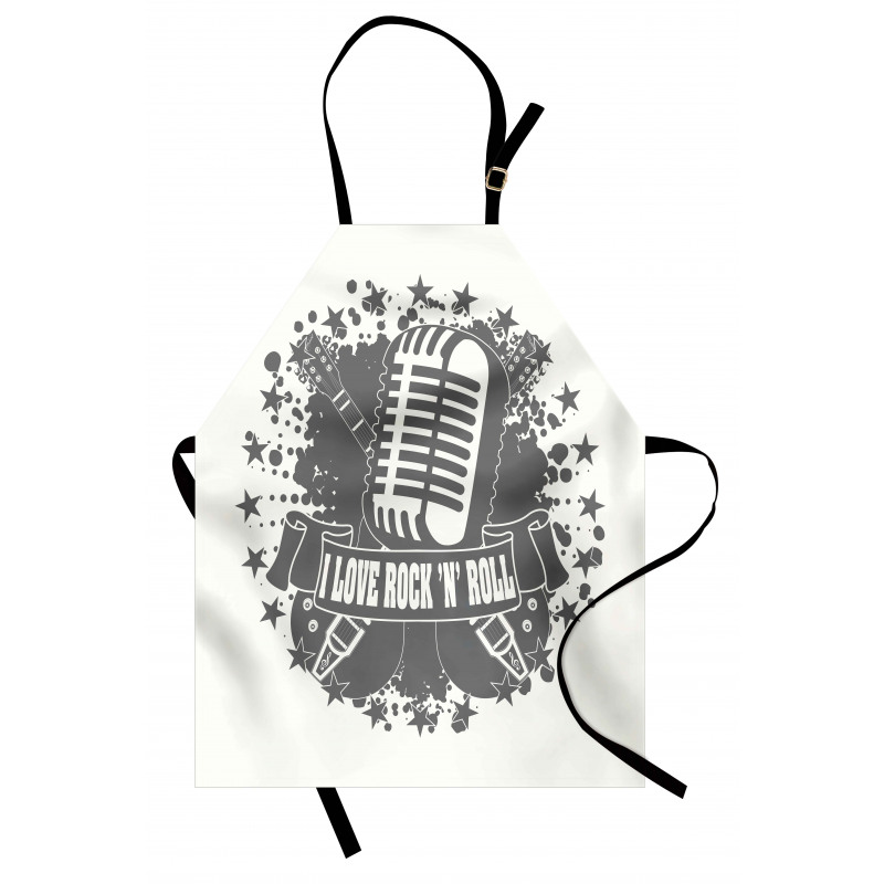 Retro Microphone Apron