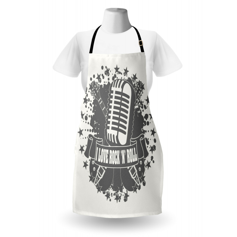 Retro Microphone Apron