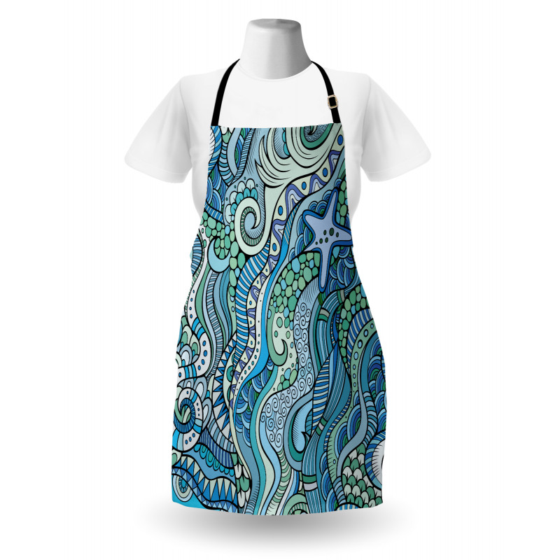 Underwater Wildlife Ethnic Apron