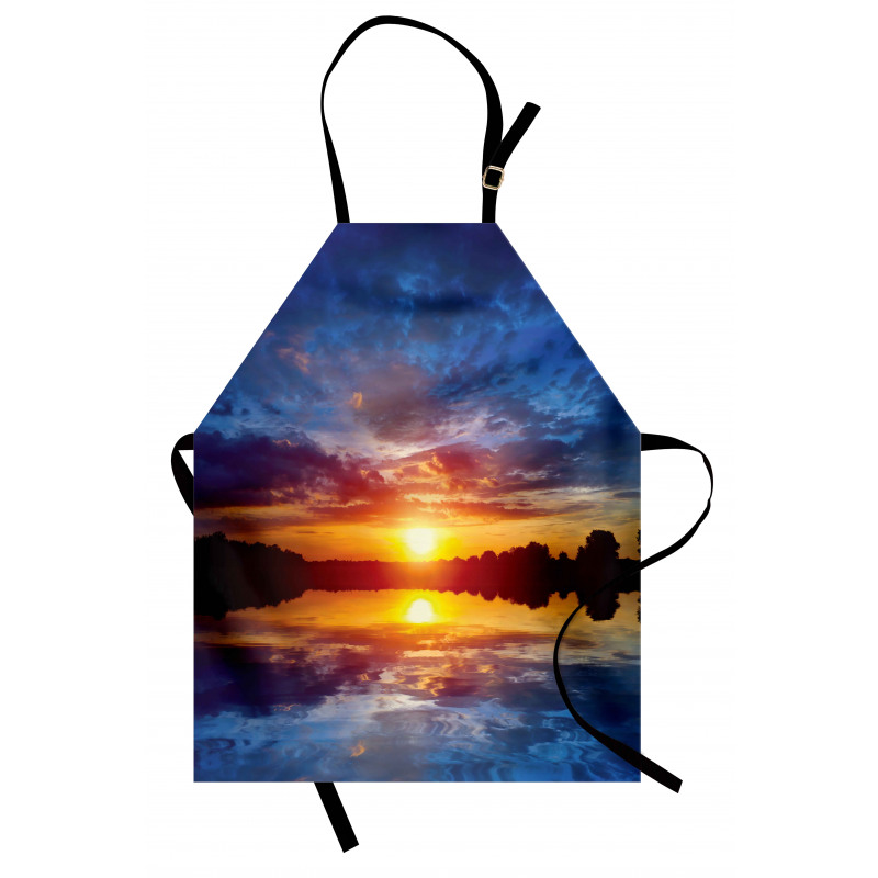 Dreamy Sunset Scenery Apron